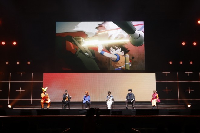 Scenes from the Jump Festa 2025 Dragon Ball DAIMA Event